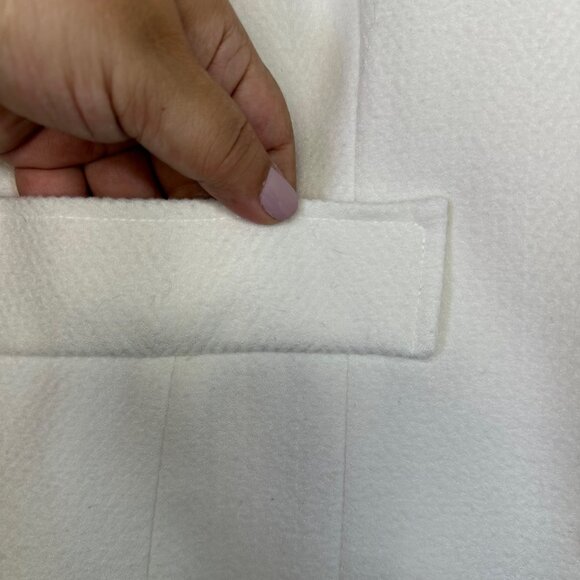 White Fully lined Textured Blazer Jacket 16W - Picture 5 of 8